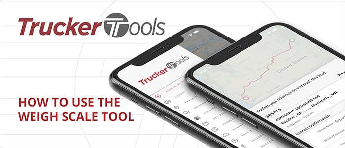 How to use the Weigh Scale feature in Trucker Tools’ new app