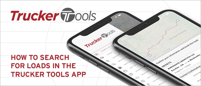 How to search and book loads with Trucker Tools mobile app