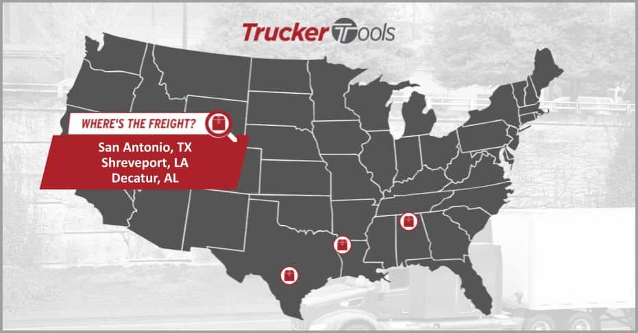 Where’s the Freight? High Demand for Capacity to/from Shreveport, Dodge City, Rapid City, Decatur and San Antonio This Week