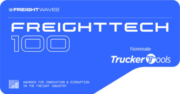 Nominate Trucker Tools for a 2023 FreightTech Award for Innovation and Disruption in the Freight Industry