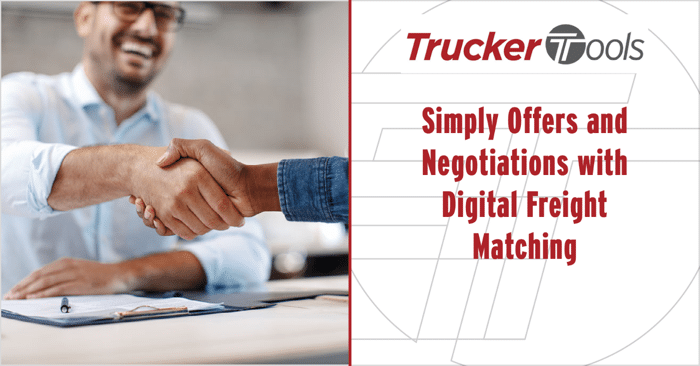 Simply Offers and Negotiations with Digital Freight Matching