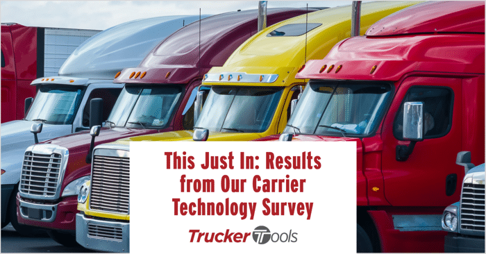 This Just In: Results from Our Carrier Technology Survey