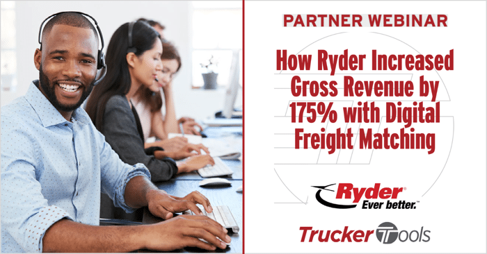 How Ryder Increased Gross Revenue by 175 Percent with Digital Freight Matching