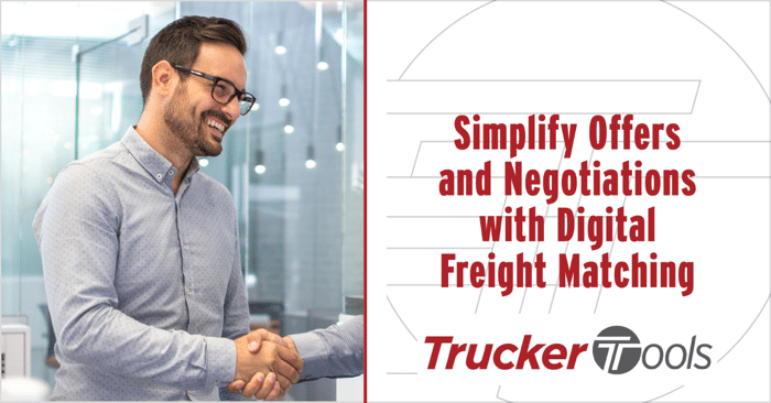 Simplify Offers and Negotiations with Digital Freight Matching