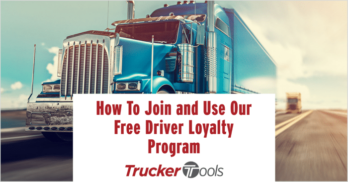 driver loyalty program how to