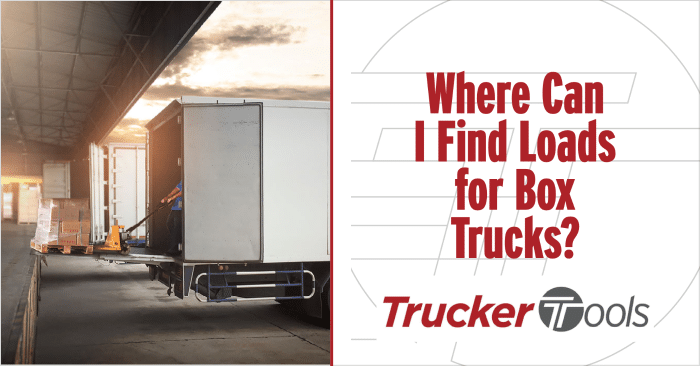 where can i find loads for box trucks
